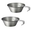 NANGOGEAR Camping Sierra Cup 310ml 2pcs Set Food Grade Stainless Steel Dishwasher Safe (21110) view 1
