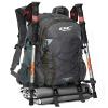 Diamond Candy Waterproof Hiking Backpack for Men and Women, Lightweight Day Pack for Travel Camping, Gray, 40L view 3
