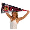 Chicago Blackhawks 6 Time Cup Champions Pennant Banner Flag view 4
