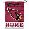 Arizona Cardinals Welcome Home Decorative Garden Flag Double Sided Banner view 1