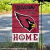 Arizona Cardinals Welcome Home Decorative Garden Flag Double Sided Banner view 2