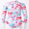iiniim Kids Girls Rash Guard Long Sleeve Tankini Bathing Suit Swimsuit Fish Scale Cartoon Swimwear Pink 12 Years view 4