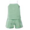 ACSUSS Infant Baby Girls Summer Outfits Sleeveless Letter Print Crop Tops with Casual Shorts Tennis Golf Clothes Green 2-3 Years view 2