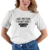 Go All Out XX-Large White Adult Just Pretend I'm Not Here That's What I'm Doing T-Shirt view 4