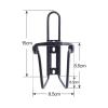 Bicycle Accessories Bicycle Water Bottle Holder Aluminum Alloy Mountain Bike Bottle Can Cage Bracket Cycling Drink Water Cup Rack Accessories Bike Parts (Color : Silver) view 3