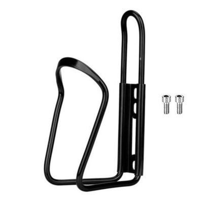 SJHY Bicycle Accessories Aluminum Alloy Bike Cycling Bicycle Drink Water Bottle Rack Holder Mount for Mountain Folding Bike Cage Bike Parts (Color : Black)