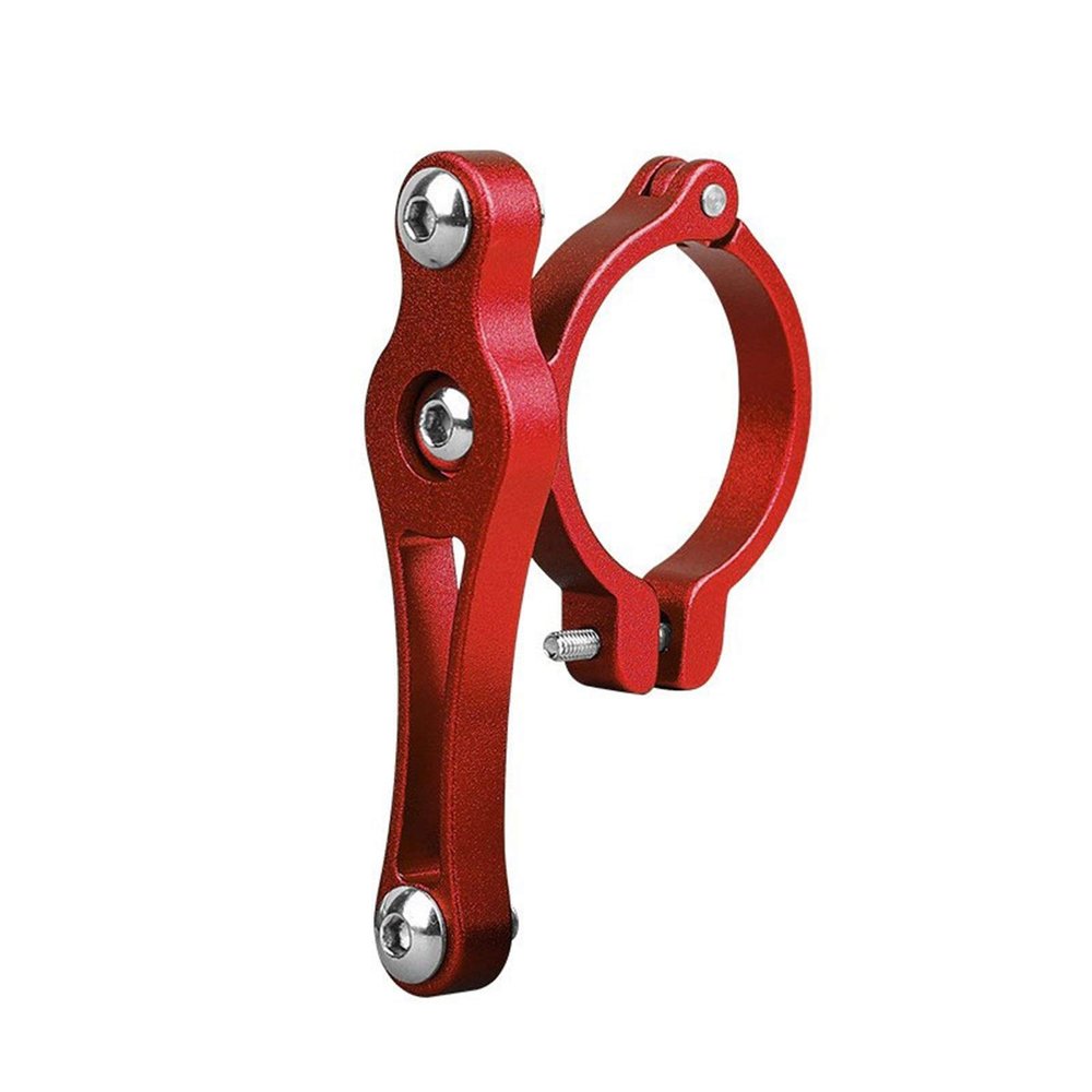 Bicycle Accessories Bike Cup Bottle Holder Cycling Double Screws Adapter Water Drink Bottle Cage Bicycle Aluminum Alloy Handlebar Bottle Holder Bike Parts (Color : Red, Size : A)