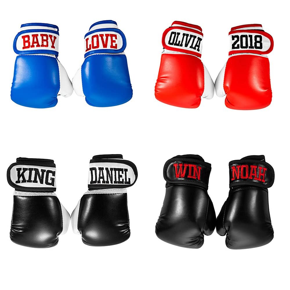 Custom Boxing Gloves for Kids - Personalized Embroidered Baby Boxing Gloves - Birthday Gift for Little Kid