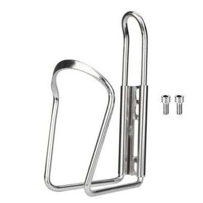 Bicycle Accessories Aluminum Alloy Bike Cycling Bicycle Drink Water Bottle Rack Holder Mount for Mountain Folding Bike Cage Bike Parts (Color : Silver)