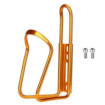 SJHY Bicycle Accessories Aluminum Alloy Bike Cycling Bicycle Drink Water Bottle Rack Holder Mount for Mountain Folding Bike Cage Bike Parts (Color : Golden)