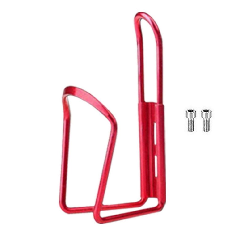 SJHY Bicycle Accessories Aluminum Alloy Bike Cycling Bicycle Drink Water Bottle Rack Holder Mount for Mountain Folding Bike Cage Bike Parts (Color : Red)