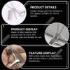 Happyyami Hairdresser Pendant with Hair Dryer Scissor Comb Charm Alloy Hairstylist Necklace Fashion Salon Barber Keychain for Men Husband Birthday view 4