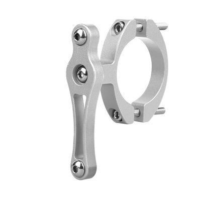 Bicycle Accessories Bike Cup Bottle Holder Cycling Double Screws Adapter Water Drink Bottle Cage Bicycle Aluminum Alloy Handlebar Bottle Holder Bike Parts (Color : Silver, Size : B)