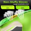 Sportout Kids Goalkeeper Gloves, Soccer Goalie Gloves with Double Wrist Protection and Non-Slip Wear Resistant Latex Material to Prevent Injuries view 4