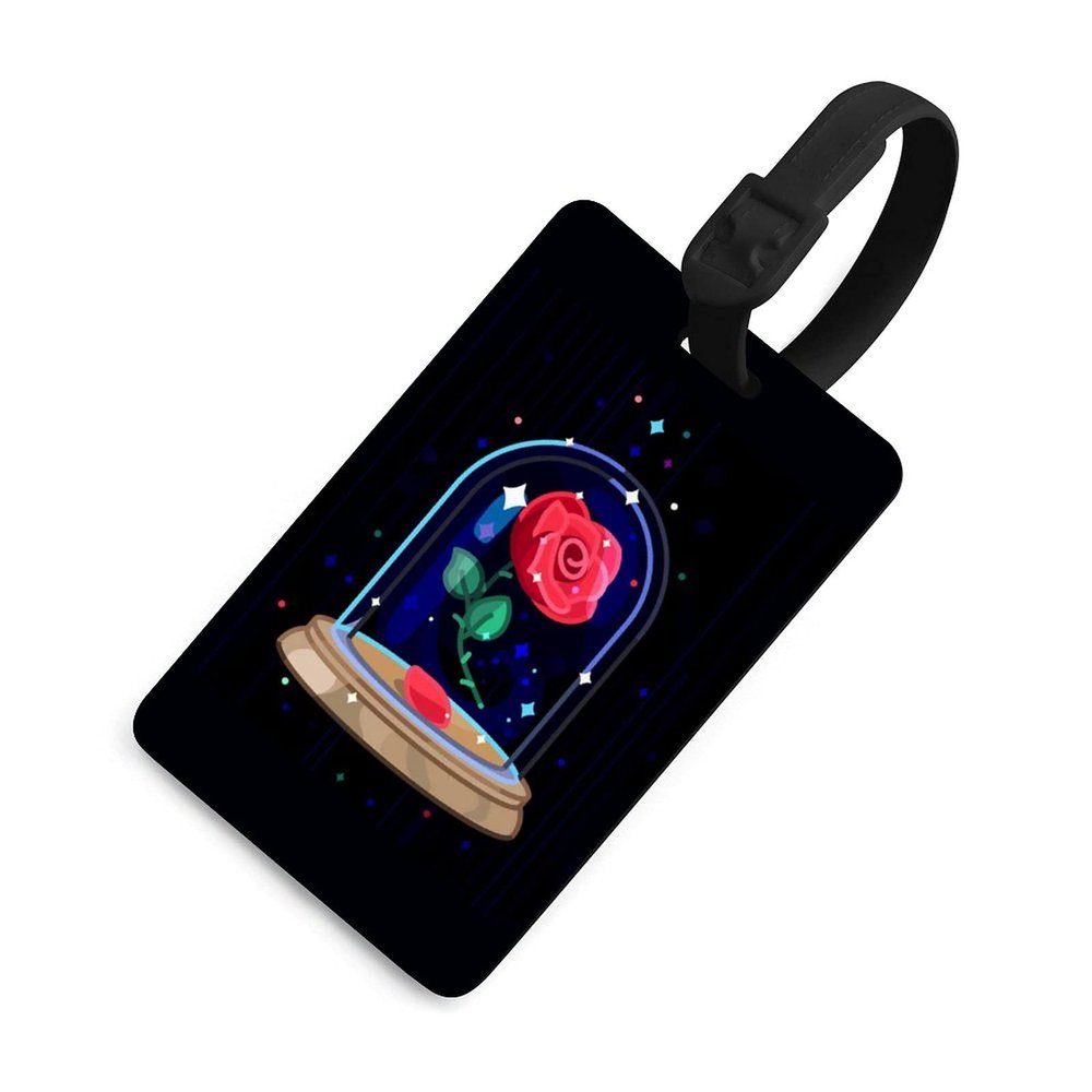 FunnyStar Beauty and Beast Personalized Luggage Tag, Durable Travel Bags Labels, Business Travel ID Card Holder