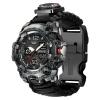23-in-1 Survival Military Digital Watch, Mens Tactical Multi-Functional and Adjustable Wristband Outdoors Waterproof Black Camouflage Sports Watches with Compass Paracord Band view 1