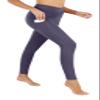 PHISOCKAT High Waist Yoga Pants Women with Pockets, Leggings for Women Tummy Control, Workout Leggings Light Purple view 3