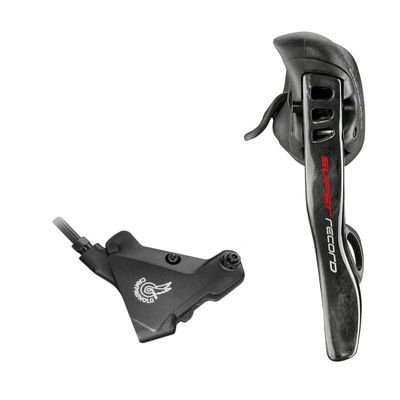 Campagnolo Left Lever + Eps Db 12V S.Record140, Sport, Black (Black), One Size