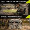 TIDEWE Hunting Blind 270See Through with Carrying Bag, Pop Up Ground Blinds, Portable Resilient Hunting Tent (Forest Fade Camo, 2-3 Person) view 2