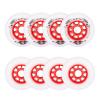 SKT HP Speed Inline Skate Wheels, 8 Pack 90mm 85A Replacement Roller Skate Wheels for Outdoor Speed Skating Skate view 2