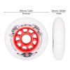 SKT HP Speed Inline Skate Wheels, 8 Pack 90mm 85A Replacement Roller Skate Wheels for Outdoor Speed Skating Skate view 4