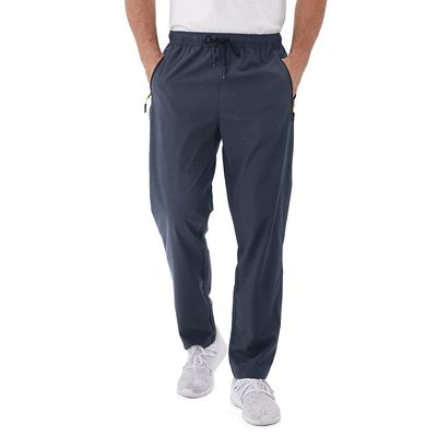 Rapoo Men's Workout Athletic Sweatpants Joggers Pants Elastic Waist Jogging Running Pants for Men with Zipper Pockets 05 Coldgray L