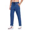 Rapoo Men's Workout Athletic Pants Elastic Waist Jogging Running Pants for Men with Zipper Pockets 05 Blue M view 3