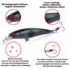 Minnow Lures,Fishing Lures for Bass,Tackle CrankBait Swimbait Topwater Lures Trout Walleye Freshwater/Saltwater Artificial Lure,10pcs/Box view 3