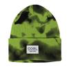 Coal Standard Super Soft Green Tie Dye Cuff Beanie Hat | Unisex Mens Womens view 1