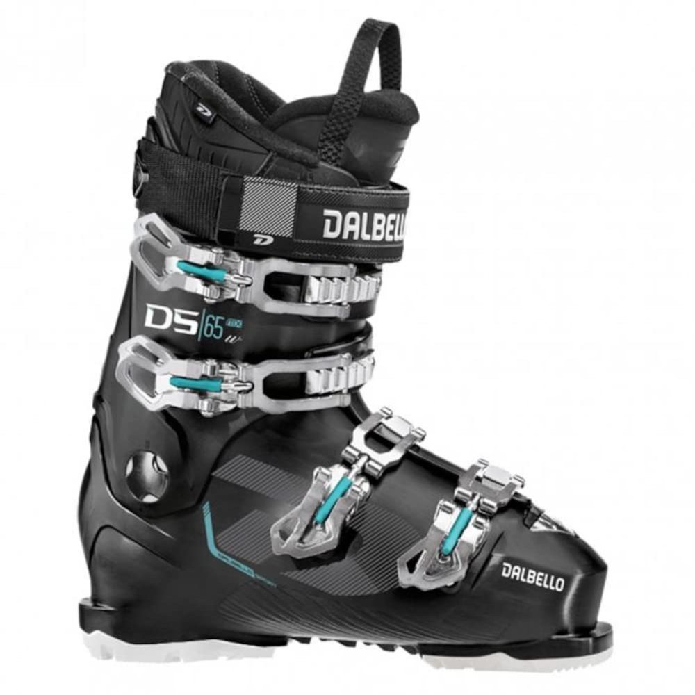 Dalbello 2022 MX 65 LS Women's Ski Boots (23.5), Black/Black Trans