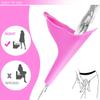 4 Pcs Female Urination Device Female Urinal for Women Womens Urinal Pee Funnel for Pee Standing with Carrying Bag (2 Purple + 2 Pink) view 3