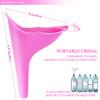 4 Pcs Female Urination Device Female Urinal for Women Womens Urinal Pee Funnel for Pee Standing with Carrying Bag (2 Purple + 2 Pink) view 4
