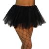 Black Tutu Skirts for Women Mardi Gras Outfit Tulle Skirt Girls 5 Layers Adult Halloween Swan Costume Dress Party Favor (Black) view 2