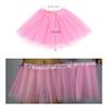 Black Tutu Skirts for Women Mardi Gras Outfit Tulle Skirt Girls 5 Layers Adult Halloween Swan Costume Dress Party Favor (Black) view 4