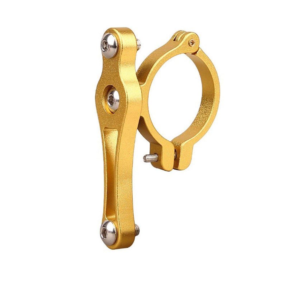 Bicycle Accessories Bike Cup Bottle Holder Cycling Double Screws Adapter Water Drink Bottle Cage Bicycle Aluminum Alloy Handlebar Bottle Holder Bike Parts (Color : Yellow, Size : A)