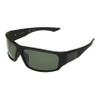 Dockers Men's Gavin Sunglasses Polarized Wrap, Black, 57mm view 1