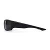 Dockers Men's Gavin Sunglasses Polarized Wrap, Black, 57mm view 3