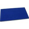 Black Glass Top Jewelry Case (Snap Close lid) w/ 1 Tray Insert (Blue 72-Slot Ring Foam Display) view 3