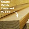 Carpet by the Foote, Boat or ski Trailer Bunk Boards, Trailer Guides, One Pair 2" x 4" x 12", Midnight view 2