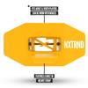 Nxtrnd Two Football Mouth Guard, Football Mouthpiece with Strap, Fits Adult & Youth (Yellow) view 3
