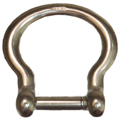US Stainless Stainless Steel 316 Bow Shackle with Hex Sink Pin Marine Grade (5/8" 16mm Hex Pin Bow Shackle)