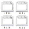 JSP Manufacturing White Aftermarket Plastic Igloo Cooler Replacement Handles # 21025 for 90-100 qt Coolers (4) view 1