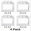 JSP Manufacturing White Aftermarket Plastic Igloo Cooler Replacement Handles # 21025 for 90-100 qt Coolers (4) view 2