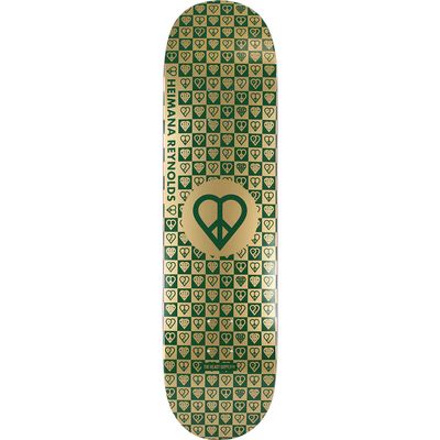 The Heart Supply Reynolds Trinity Deck - 8.25 Gold Foil - (Bundled with Free 1" Hardware Set)
