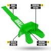 Nxtrnd Two Football Mouth Guard, Football Mouthpiece with Strap, Fits Adult & Youth (Green) view 2