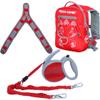 MDXONE Kids Ski & Snowboard Harness  Retractable Leash, Shock-Absorbing Bungees, Backpack & Removable Seat view 2