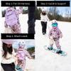 MDXONE Kids Ski & Snowboard Harness  Retractable Leash, Shock-Absorbing Bungees, Backpack & Removable Seat view 4