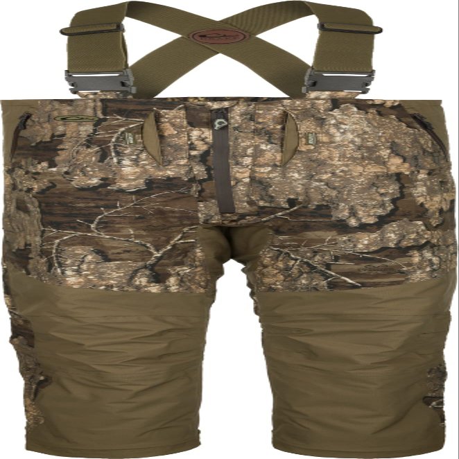 Drake Waterfowl Guardian Flex G3 Flex Bib with BMZ System Liner Realtree Timber 2Xlarge