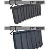 Magminder 16 Inch, Undershelf Magazine Rack - Stores AR, AK, PMAG, and Double Stack Magazines with baseplates - reimagine Your Gun Safe Products! (16 Inch) view 4