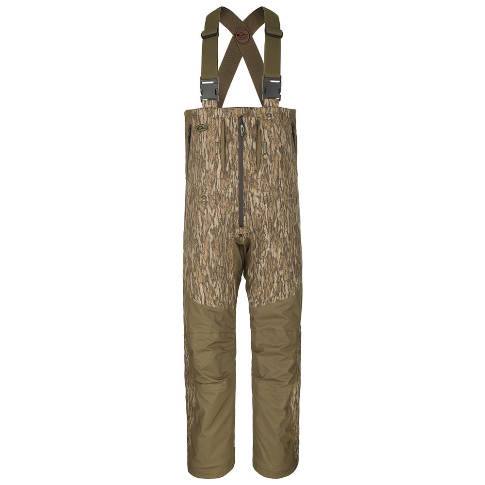 Drake Waterfowl Guardian Flex G3 Flex Bib with BMZ System Liner (US, Alpha, 3X-Large, Regular, Regular, Mossy Oak Bottomland Camo)
